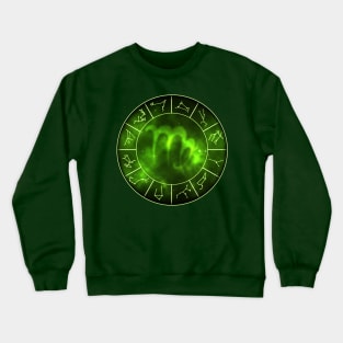 Virgo Zodiac Symbol Crewneck Sweatshirt